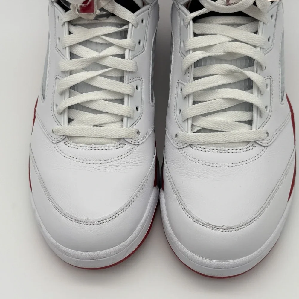 Air Jordan 5 Retro OG Fire Red Black Tongue HQ7978-101 12M clean/authenticated!
